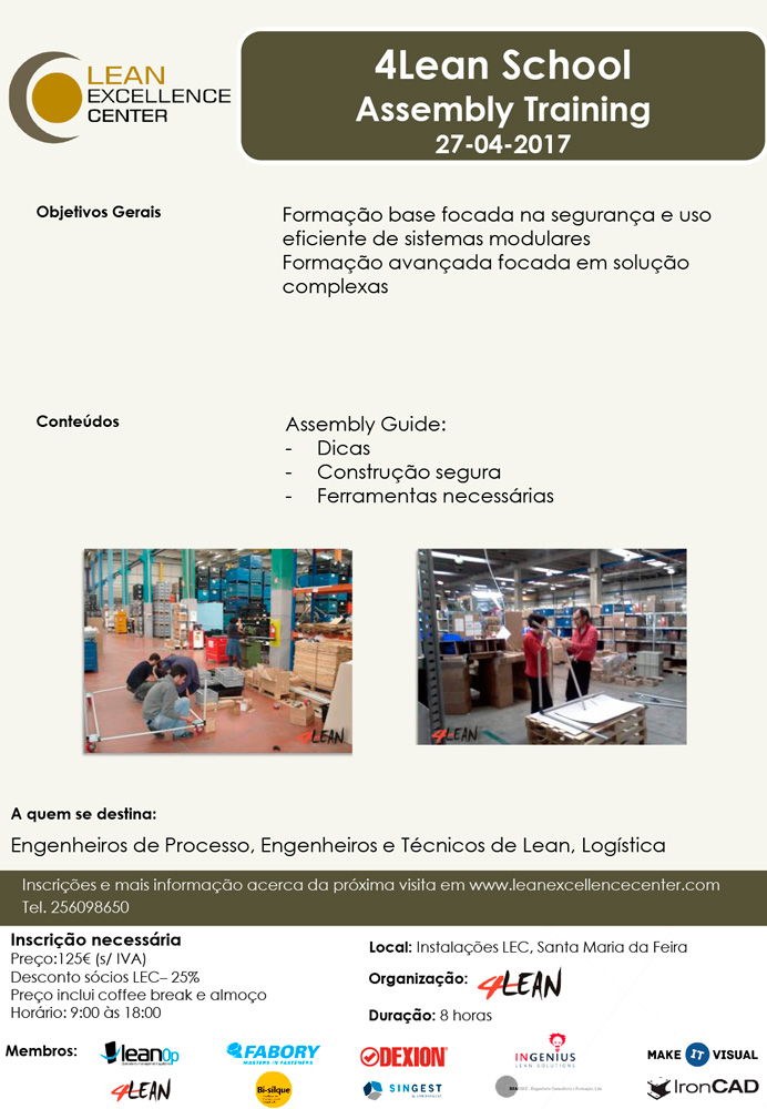 4Lean School Assembly Training – 27 Abr 2017